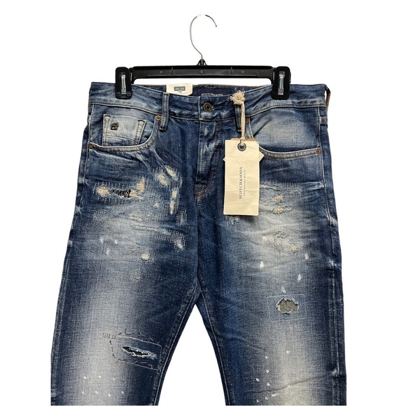 NWT Scotch & Soda Ralston Regular Blue Jeans‎ - Picture 2 of 11